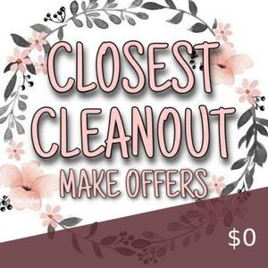 LIVE SHOW 12/1/23 10AM PST NWT NWOT PRE-LOVED ALL CATAGORIES CLOSET CLEAN OUT